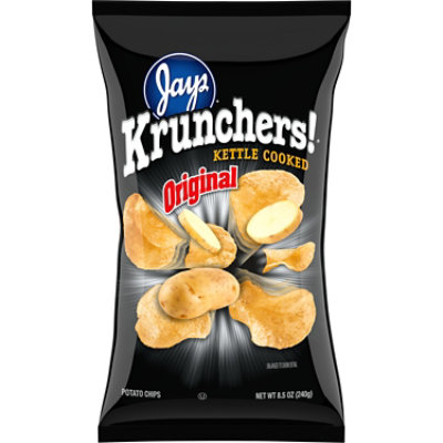 Krunchers Original Kettle Cooked Potato Chips - 8.5 Oz - Image 1