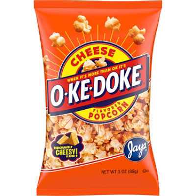 O-Ke-Doke Cheese Flavored Popcorn - 3 Oz - Image 1