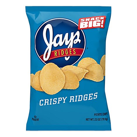 Jays Original Crispy Ridges - 2.5 Oz