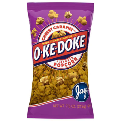 O-Ke-Doke Cheesy Caramel Flavored Mix Popcorn - 7.5 Oz - Image 1