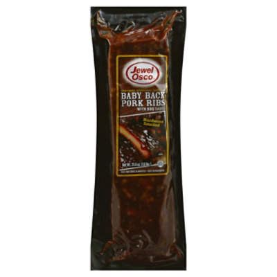 Jewel Cooked Smoked Pork Backribs With Sauce - 25.6 Oz - Image 1