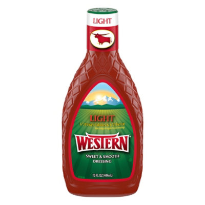 Western Sweet And Smooth French Light Salad Dressing - 15 Fl Oz - Image 1