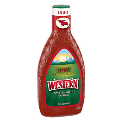 Western Sweet And Smooth French Light Salad Dressing - 15 Fl Oz - Image 2