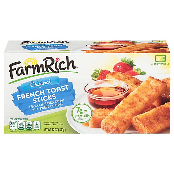 Farm Rich Toast French Sticks Original - 12 Oz