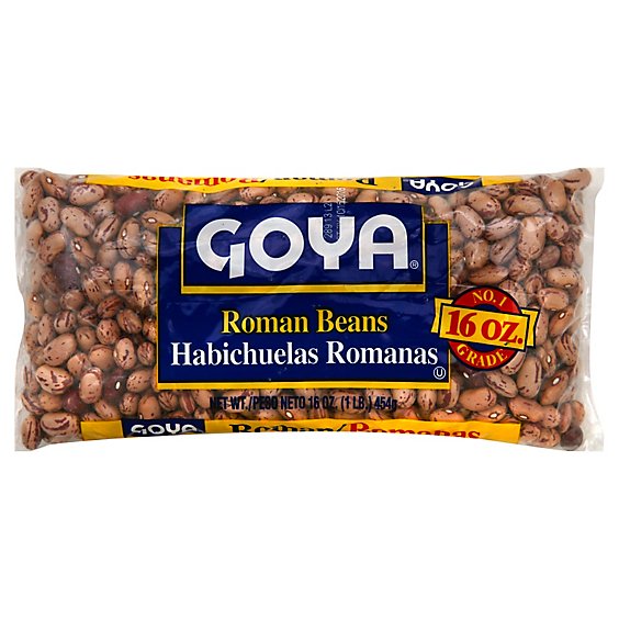 Goya Beans Roman Dried - 16 Oz