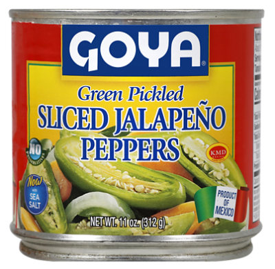 Goya Jalapoenos Sliced Green - 11 Oz - Image 1