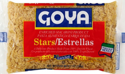 Goya Star Pasta - 7 Oz - Image 2