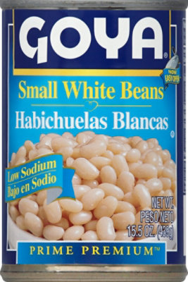 Goya Beans White Small - 15.5 Oz - Image 2