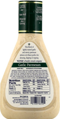 Kens Steak House Dressing Garlic Parmesan - 16 Fl. Oz. - Image 6