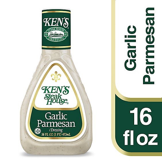 Kens Steak House Dressing Garlic Parmesan - 16 Fl. Oz.