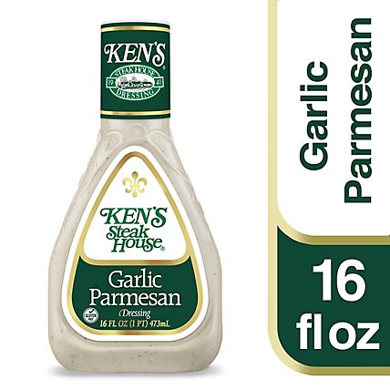 Kens Steak House Dressing Garlic Parmesan - 16 Fl. Oz. - Image 1