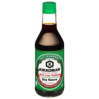 Kikkoman Soy Sauce Less Sodium - 15 Oz - Image 3