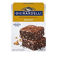 Ghirardelli Chocolate Walnut Premium Brownie Mix - 17 Oz - Image 1