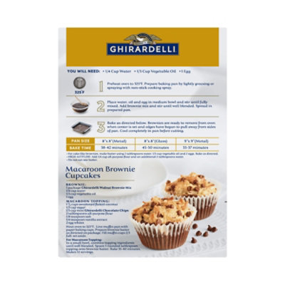 Ghirardelli Chocolate Walnut Premium Brownie Mix - 17 Oz - Image 6