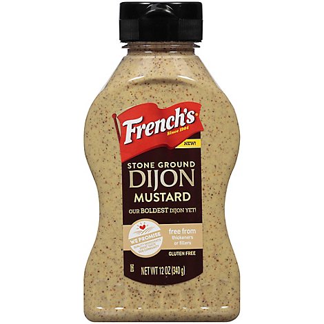 French's Stone Ground Dijon Mustard - 12 Oz