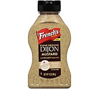 Frenchs Mustard Dijon Stone Ground - 12 Oz