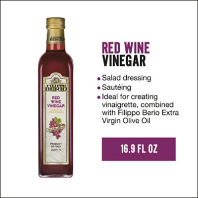 Filippo Berio Red Wine Vinegar - 16.9 Fl. Oz. - Image 1