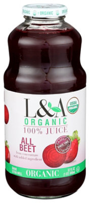 L & A All Beet Juice Organic - 32 Fl. Oz. - Image 1