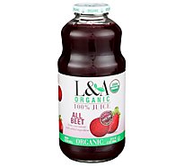 L & A All Beet Juice Organic - 32 Fl. Oz.
