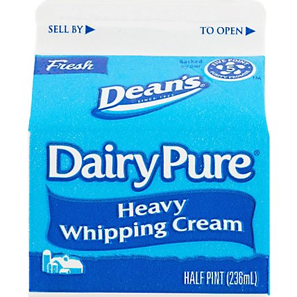 Deans Dairy Pure 36% Heavy Whpping Cream - 8 Oz - Image 2