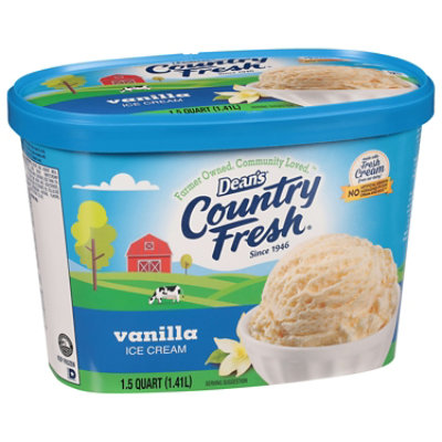 Deans Country Fresh Vanilla Ice Cream - 48 Oz - Image 4
