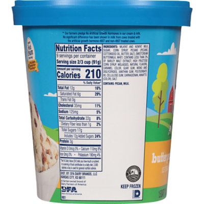 Deans Country Fresh Butter Pecan Ice Cream - 48 Oz - Image 4