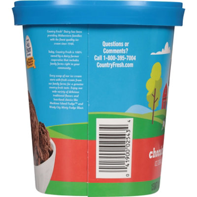 Deans Country Fresh Chocolate Ice Cream - 48 Oz - Image 4