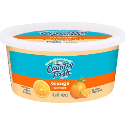 Deans Country Fresh Orange Sherbet - 32 Oz - Image 1