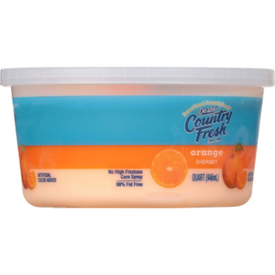 Deans Country Fresh Orange Sherbet - 32 Oz - Image 4