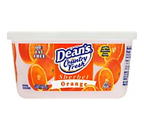 Dean's Country Fresh Orange Sherbet Plastic Tub - 1 Quart