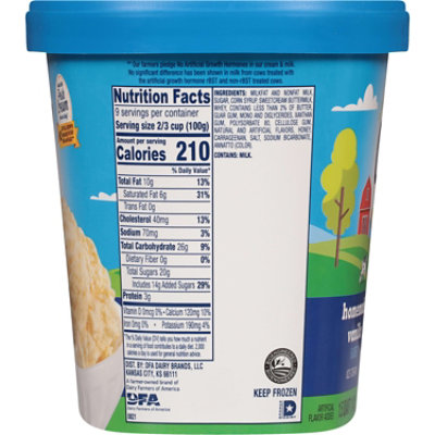 Deans Country Fresh Homemade Vanilla Ice Cream - 48 Oz - Image 4