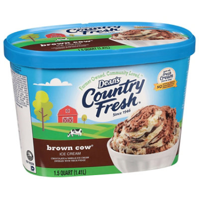 Deans Country Fresh Brown Cow Ice Cream - 48 Oz - Image 4