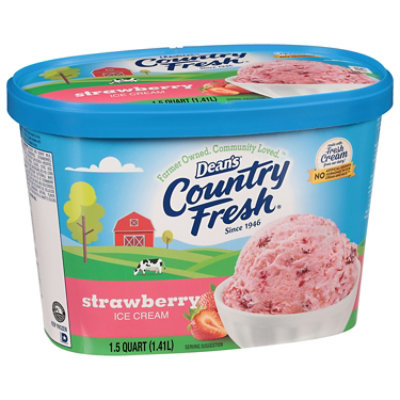 Deans Country Fresh Strawberry Ice Cream - 48 Oz - Image 4