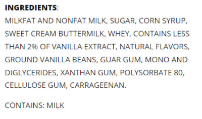 Deans Country Fresh Vanilla Bean Ice Cream - 48 Oz - Image 5