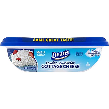 Dean's 1% Small Curd Cottage Cheese - 8 Oz - Image 1