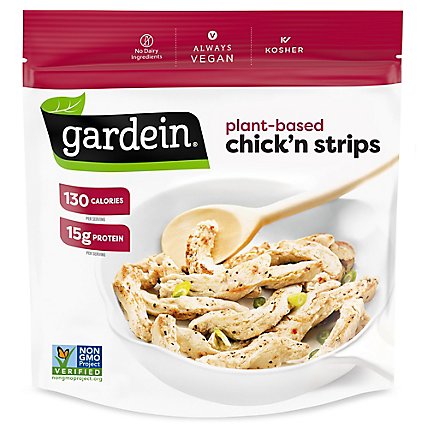 Gardein Meatless Plant Based Frozen Chicken Strips - 10 Oz - Image 2