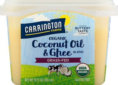 Carrington Farms Coconut Oil & Ghee Blend Organic - 12 Fl. Oz. - Image 2