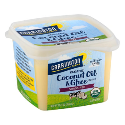 Carrington Farms Coconut Oil & Ghee Blend Organic - 12 Fl. Oz.