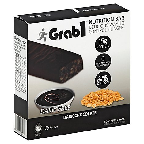 Grab 1 Dark Chocolate Nsack Bar - 8.75 Oz
