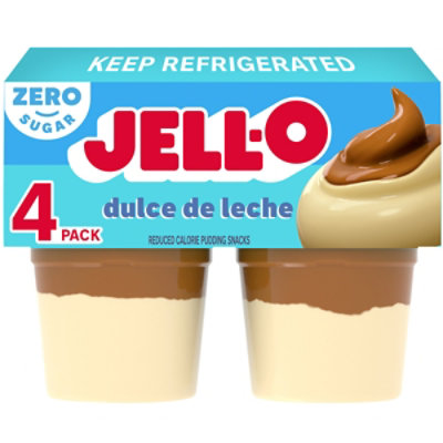 Jell-O Dulce de Leche Artificially Flavored Zero Sugar Ready-to