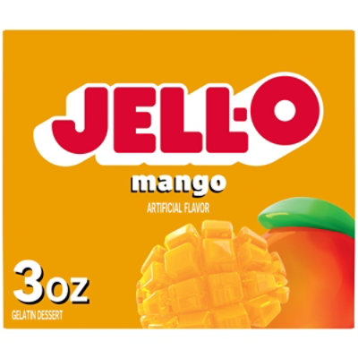 Jell-O Mango Gelatin Dessert Mix Box - 3 Oz - Image 1