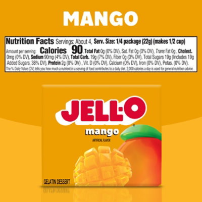 Jell-O Mango Gelatin Dessert Mix Box - 3 Oz - Image 6