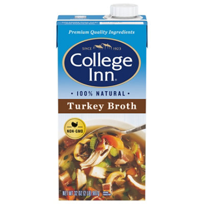 College Inn Broth Turkey Box - 32 Oz - Image 1