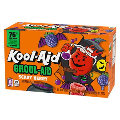 Kool-Aid Ghoul-Aid Scary Berry Artificially Flavored Drink - 10 - 6 Oz - Image 5