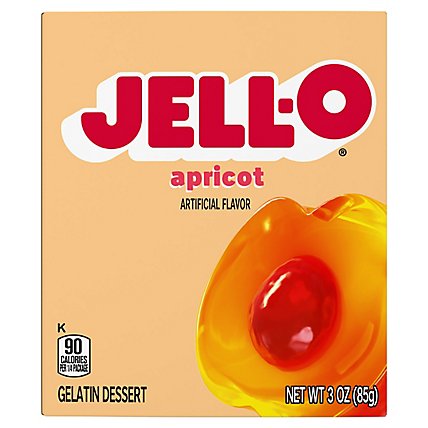 Jell-O Apricot Gelatin Dessert Mix Box - 3 Oz - Image 3