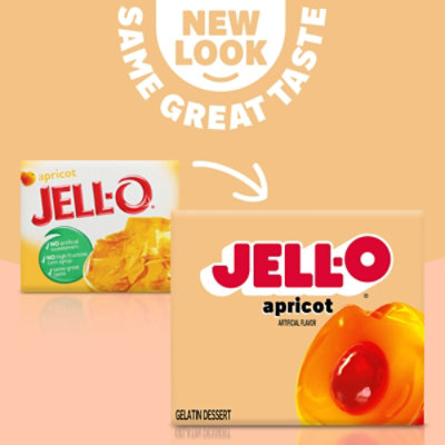 Jell-O Apricot Artificially Flavored Gelatin Dessert Mix - 3 Oz - Image 3