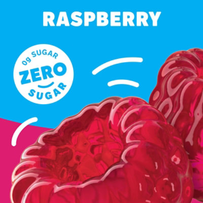 Jell-O Raspberry Artificially Flavored Zero Sugar Gelatin Dessert Mix - 0.3 Oz - Image 1