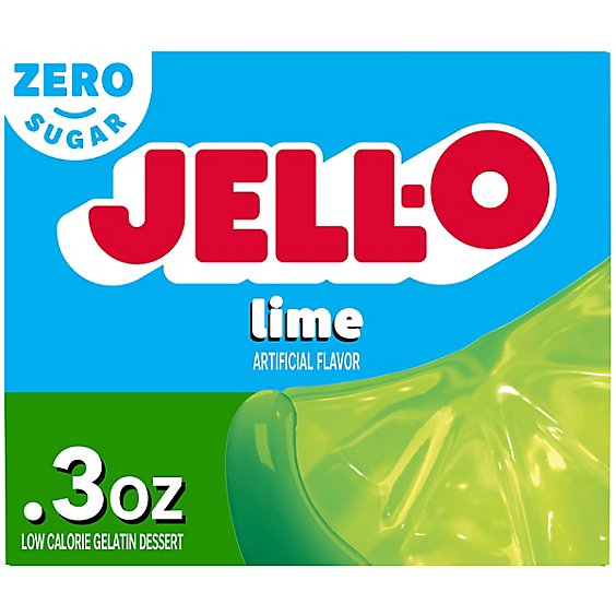 Jell-O Gelatin Sugar Free Lime - .3 Oz
