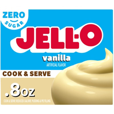 Jell-O Vanilla Artificially Flavored Zero Sugar Cook & Serve
