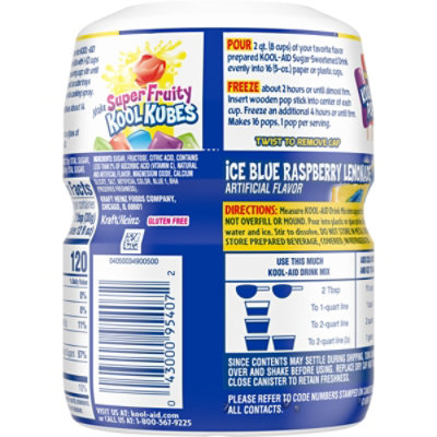 Kool-Aid Sugar-Sweetened Blue Raspberry Lemonade Artificially Flavored Powdered Soft Drink Mix - 20 Oz - Image 6